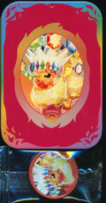 Flareon Mini Tin & Fridge Magnet Set Simplified Chinese Exclusive Terastal Gathering
