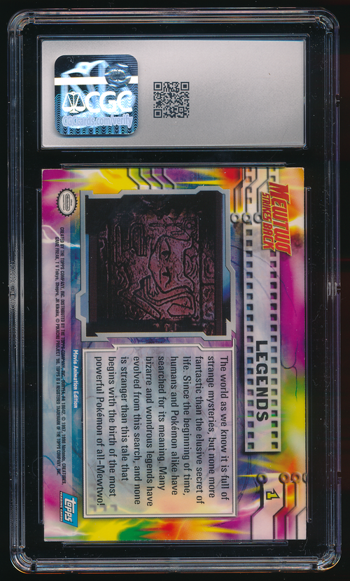 CGC 8 Mew Legends Movie/TV Cards（1999）