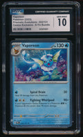 CGC 10 Vaporeon R 022/131 English