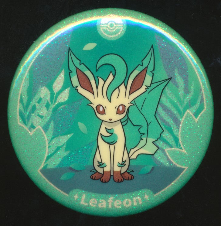 Leafeon Badge Simplified Chinese Exclusive Terastal Gathering B