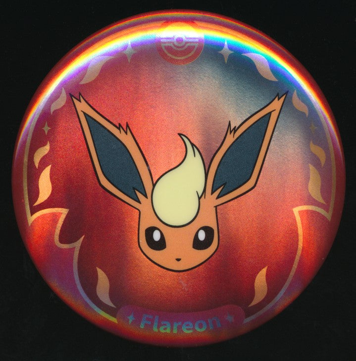 Flareon Badge Simplified Chinese Exclusive Terastal Gathering B