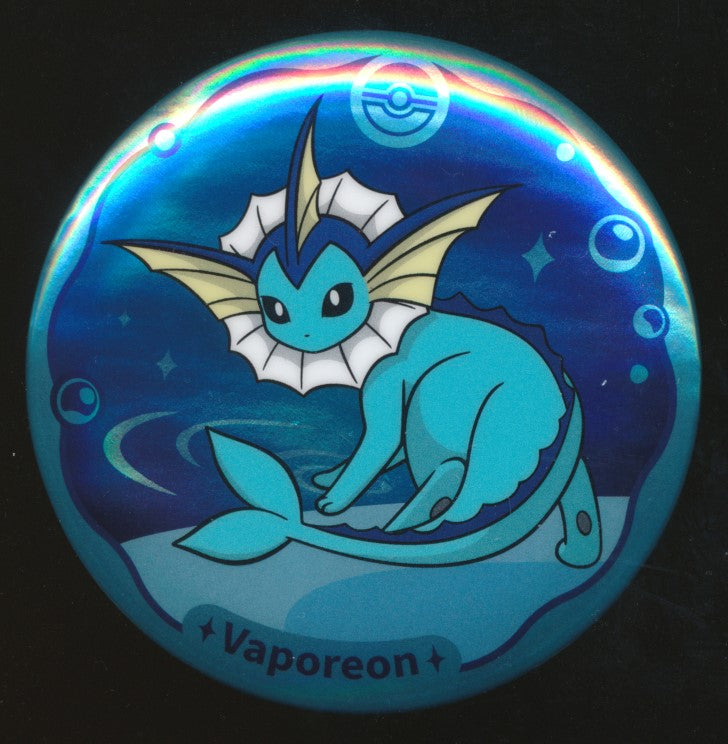 Vaporeon Badge Simplified Chinese Exclusive Terastal Gathering C