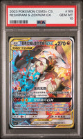 PSA 10 Reshiram & Zekrom GX SR 169/150 Simplified Chinese