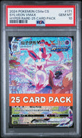 PSA 10 Sylveon VMAX HR 171/132 Simplified Chinese（25 CARD PACK）