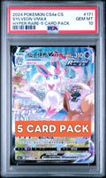 PSA 10 Sylveon VMAX HR 171/132 Simplified Chinese（5 CARD PACK）