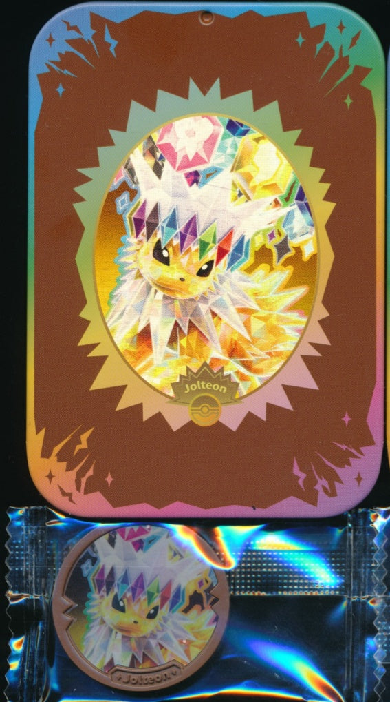 Jolteon Mini Tin & Fridge Magnet Set Simplified Chinese Exclusive Terastal Gathering