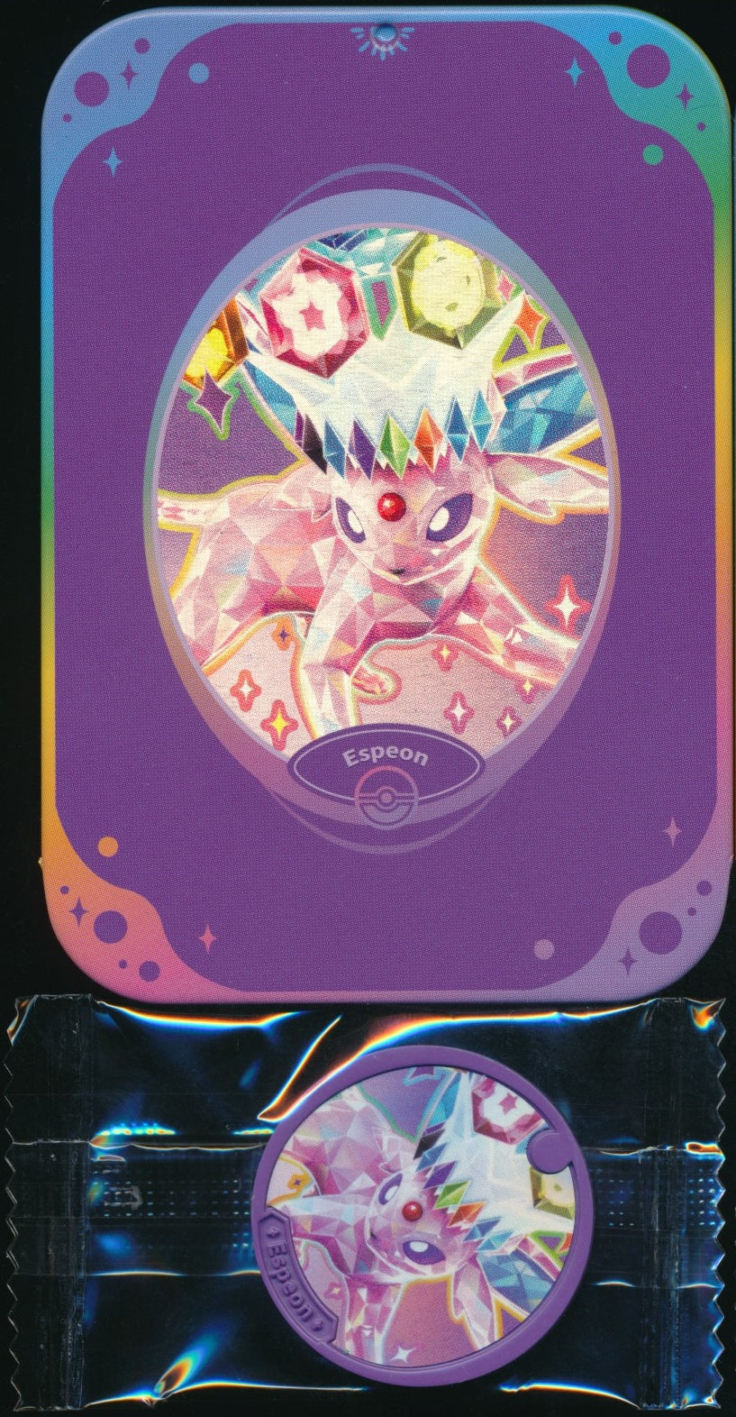 Espeon Mini Tin & Fridge Magnet Set Simplified Chinese Exclusive Terastal Gathering