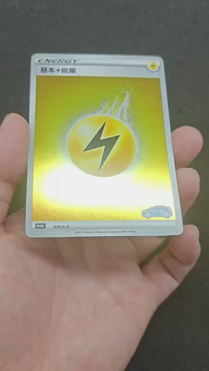 Basic Lightning Energy PROMO 076/S-P Simplified Chinese A833
